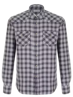 Рубашка Regular Fit хлопковая Canali