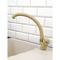 Смеситель для кухни, Эверест, с картриджем, крем/хром, B59-0269 Everest