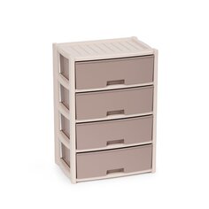 Комод 4 ящика, Колорит, 56х39х81 см, бежевый, широкий, М8759, Альтернатива Alternativa