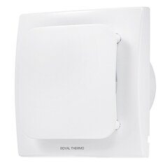 Вентилятор вытяжной настенный, Royal Thermo, установочный диаметр 100 мм, 12 Вт, 98 м³/ч, обратный клапан, белый, RAFV 100 T, НС-1608387