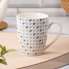 Кружка керамика, 360 мл, Лен, Y4-8992