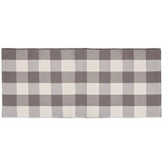 Коврик интерьерный 0.6х1.3 м, серый, хлопковый, Y4-6808