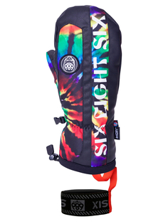 Варежки 686 MNS Team Merino Mitt Grateful Dead Black Tie Dye
