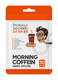 30 тканевых патчей с кофеином Professor SkinGood Morning Coffein Fabric Patches