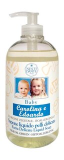 Детское жидкое мыло с растительными экстрактами и маслами Nesti Dante Carolina&Edoardo Extra Delicate Liquid Soap