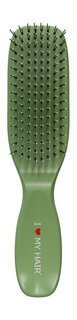 Щетка-расческа для волос с глянцевым покрытием I Love My Hair Spider Classic 1503 S Зеленая