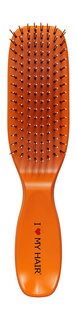 Щетка-расческа для волос с глянцевым покрытием I Love My Hair Spider Classic 1503 S Оранжевая