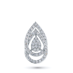 Подвеска из серебра э0612пд04210025_white ЭПЛ Даймонд