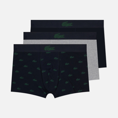 Комплект мужских трусов Lacoste 3-Pack Crocodile Print Trunks