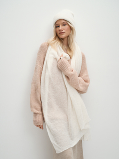 Вязаный палантин с мягкой шерстью (192*75) Elis