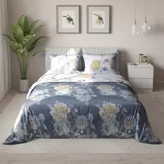 Комплект постельного белья Amore Mio Софт двуспальный сатин разноцветный