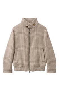 Шерстяной бомбер Brunello Cucinelli