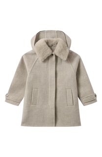 Шерстяное пальто Brunello Cucinelli