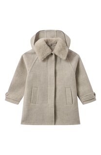 Шерстяное пальто Brunello Cucinelli