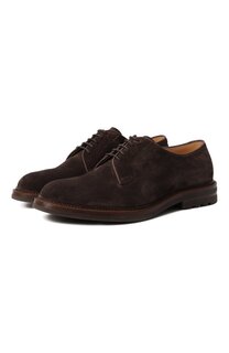 Замшевые дерби Brunello Cucinelli