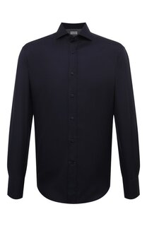 Хлопковая сорочка Brunello Cucinelli