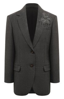 Шерстяной жакет Brunello Cucinelli
