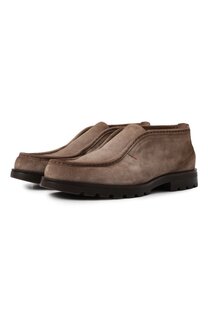 Замшевые ботинки Detroit Santoni