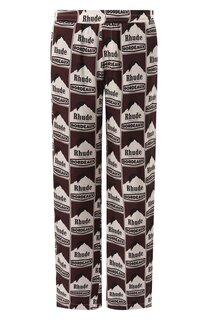 Брюки из вискозы Rhude