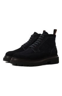 Замшевые ботинки Milano Santoni
