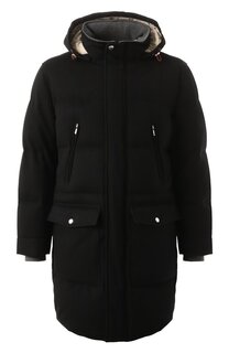 Шерстяной пуховик Brunello Cucinelli
