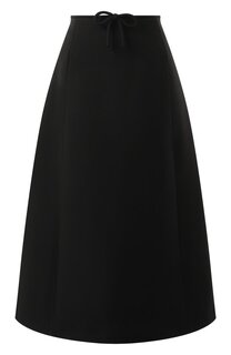 Юбка из шерсти и шелка Valentino