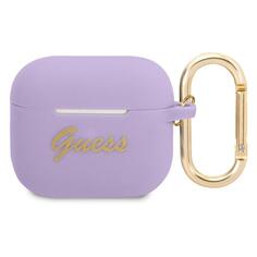 Чехол Guess для Airpods 3 Silicone with carabin (GUA3SLSMP) для Airpods 3 Silicone with carabin (GUA3SLSMP)