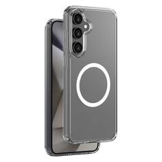 Чехол Deppa Magsafe для Samsung Galaxy S24 FE прозрачный Magsafe для Samsung Galaxy S24 FE прозрачный