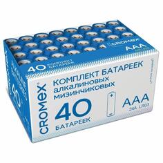Батарейка алкалиновая (щелочная) CROMEX ААА LR03 40шт Alkaline ААА LR03 40шт Alkaline