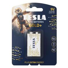 Батарейка алкалиновая (щелочная) TESLA 9V GOLD+ 140110 9V GOLD+ 140110