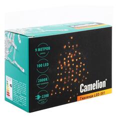 Новогодняя электрогирлянда-нить Camelion LGD-001 LED, 9м, 100 LED, 220В, IP20 LGD-001 LED, 9м, 100 LED, 220В, IP20