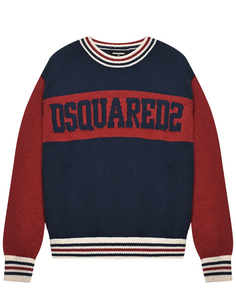 Джемпер в стиле color block Dsquared2