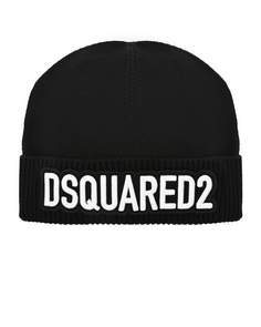 Шапка с белым лого Dsquared2