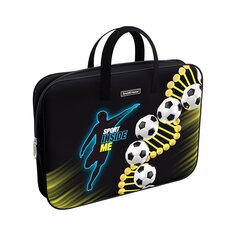 апка текстильная на молнии с ручками Sport DNA, A4+, черный Erich Krause