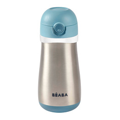 Поильник термос GOURDE INOX + ANSE 350ML WBLUE Beaba