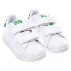 Кеды на липучке Stan smith CF I, белые Adidas