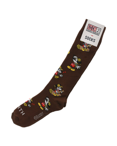 Носки, сплошной принт Микки boy scout Saint Barth
