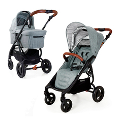 Детская коляска 2 в 1 прогулочный блок Snap 4 Trend Grey Marle и люлька Valco Baby