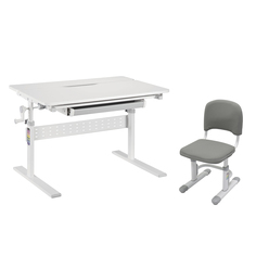 Комплект парта Colore grey (new) + стул SST3D grey Cubby
