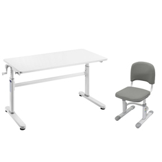 Комплект парта Imparare grey + стул SST3D grey Cubby