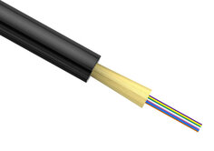Кабель волоконно-оптический 9/125, 4 волокна NTSS NTSS-FO-D-IN/OUT-9-4-LSZH IN/OUT, OS2, LSZH, черный