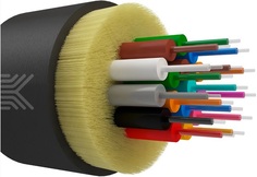 Кабель волоконно-оптический 50/125, 24 волокна NTSS NTSS-FO-D-IN/OUT-PM-503-24-LSZH PREMIUM IN/OUT, OM3, 50/125, LSZH, черный (Барабан № 10 - 1 км.)