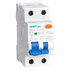 Автоматический выключатель CHINT NB1L 1P+N C20 30mA тип AC 10kA 36mm (R) (203108) NB1L 1P+N C20 30mA тип AC 10kA 36mm (R) (203108)