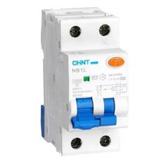 Автоматический выключатель CHINT NB1L 1P + N B20 30mA тип AC 10kA (36mm) (203100) NB1L 1P + N B20 30mA тип AC 10kA (36mm) (203100)