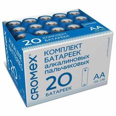 Батарейки CROMEX Alkaline АА (LR6), 20 шт (455593) Alkaline АА (LR6), 20 шт (455593)