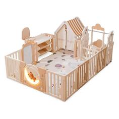 Манеж UNIX Kids DeLuxe House&Storage, 150x180 см Camel (PPLXSWHS180WC) DeLuxe House&Storage, 150x180 см Camel (PPLXSWHS180WC)