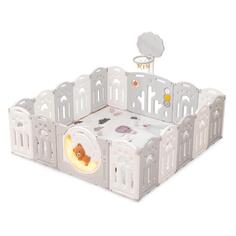 Манеж UNIX Kids DeLuxe, 150x180 см Grey (PPLX180WG) DeLuxe, 150x180 см Grey (PPLX180WG)