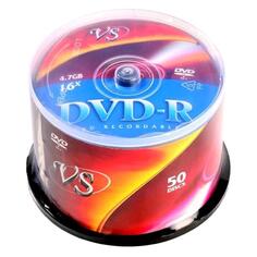 DVD-R диски VS 4,7GB 16x, cake box, 50 шт (VSDVDRCB5001) 4,7GB 16x, cake box, 50 шт (VSDVDRCB5001)