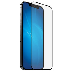 Защитное стекло DF для iPhone 12 Pro Max, черная рамка (iColor-26) для iPhone 12 Pro Max, черная рамка (iColor-26)