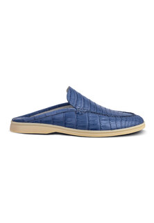 Мужские мюли Bardini из кожи крокодила BARDINI